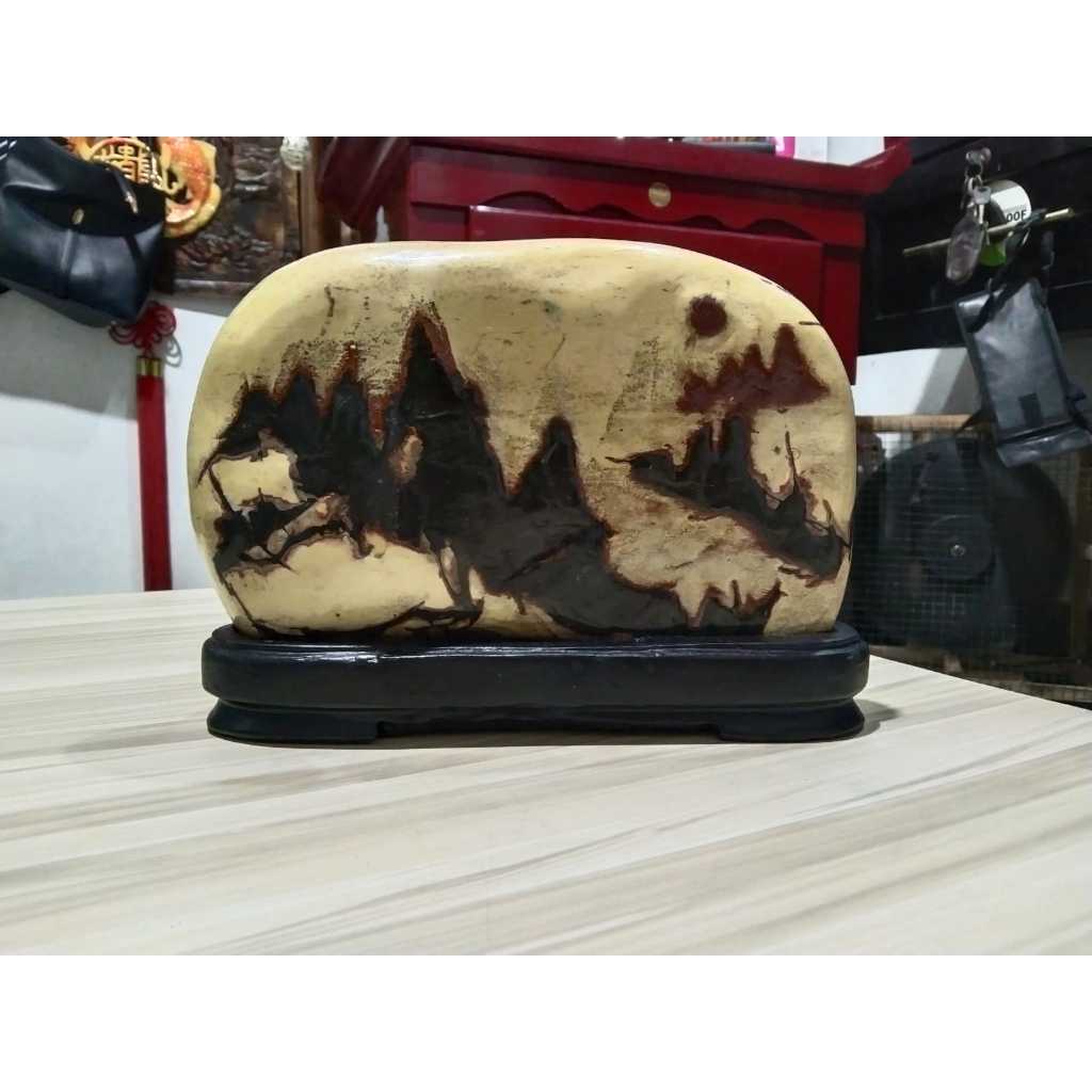 Batu Bergambar Asli Kuno Jadul Antik