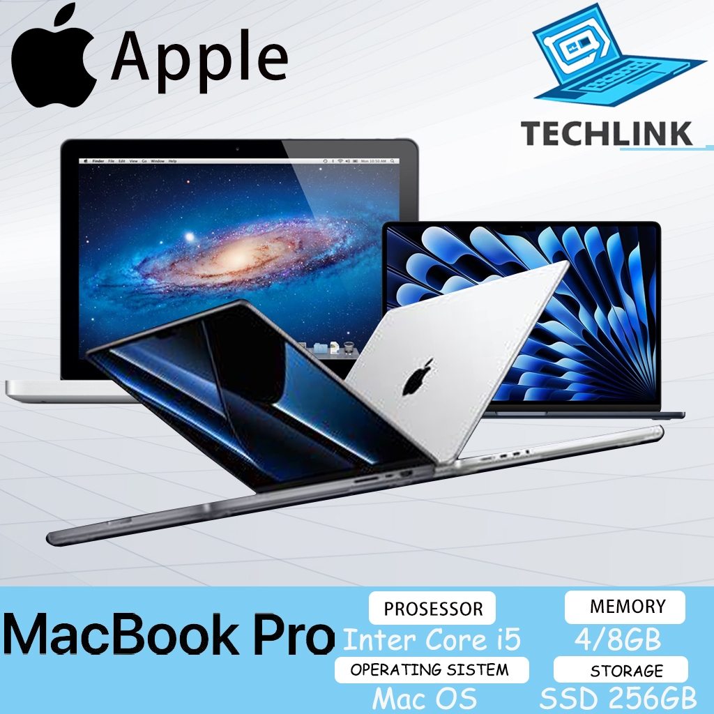 APPLE Macbook Pro 13.3 Inch Mac IOS 2012 MD101 Core i5 i7  High sierra Macos Murah Original