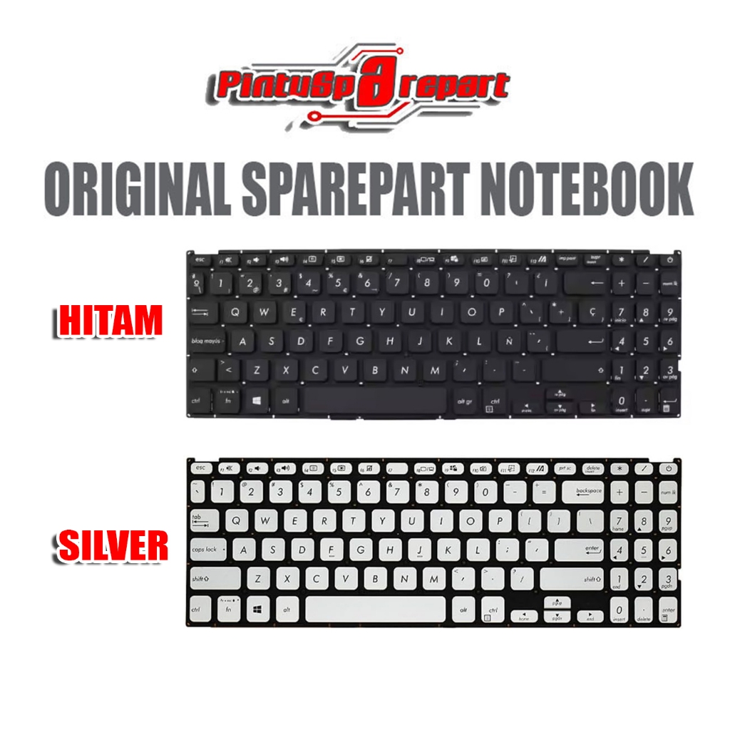 Genuine Keyboard Original Asus VivoBook 15 X509 A509 A509F A509FA A509FJ A509M M509 M509B X509F X509