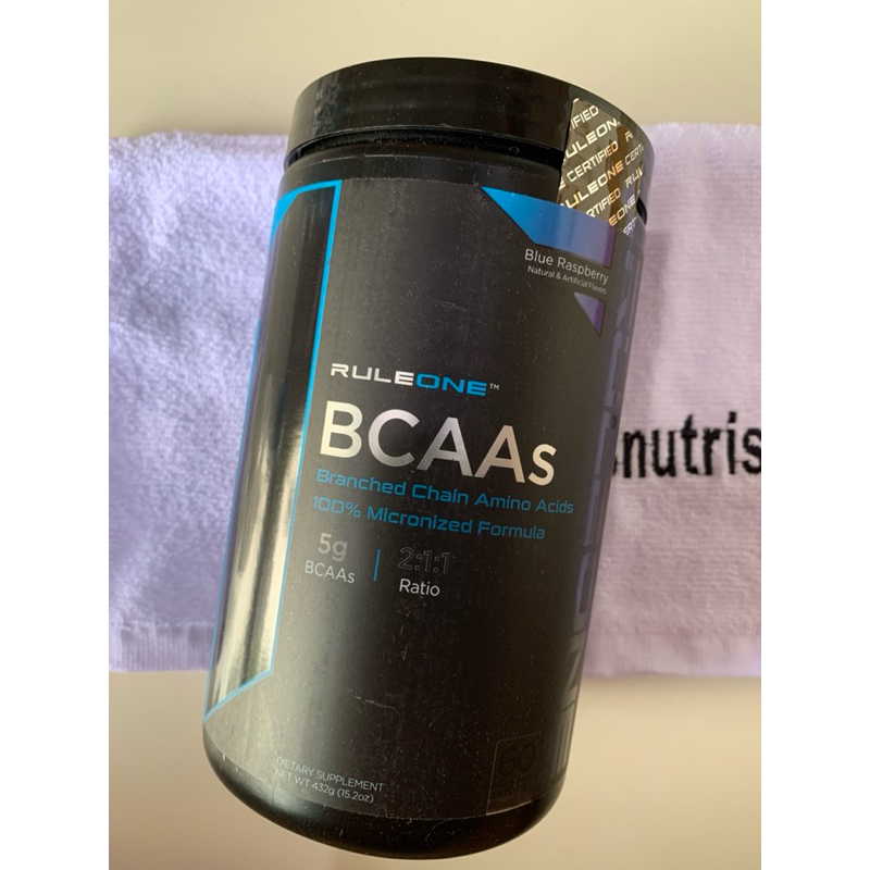 rule one Bcaa 60 serving 432 gram suplemen fitness amino acids muscle recovery rule1