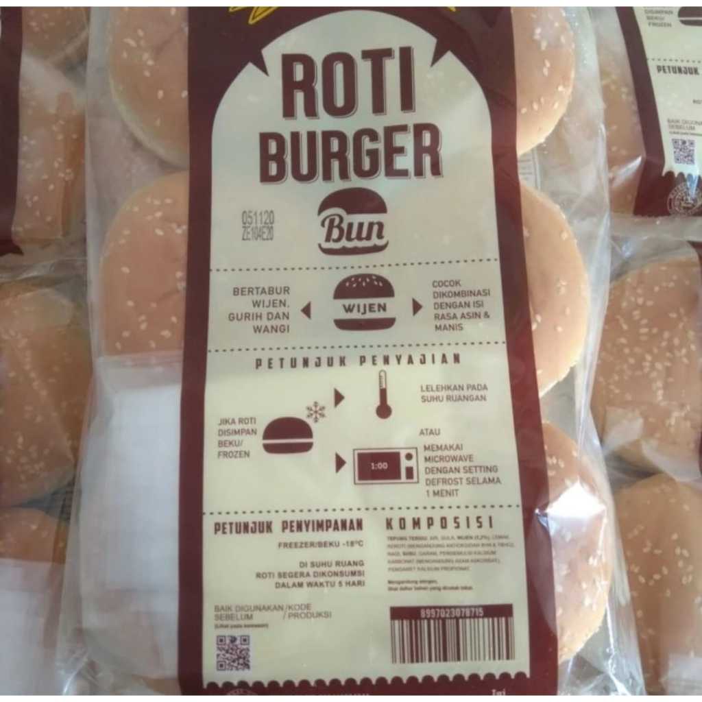 

Bernardi Roti Burger Wijen / Sesame Seeds isi 6 pcs