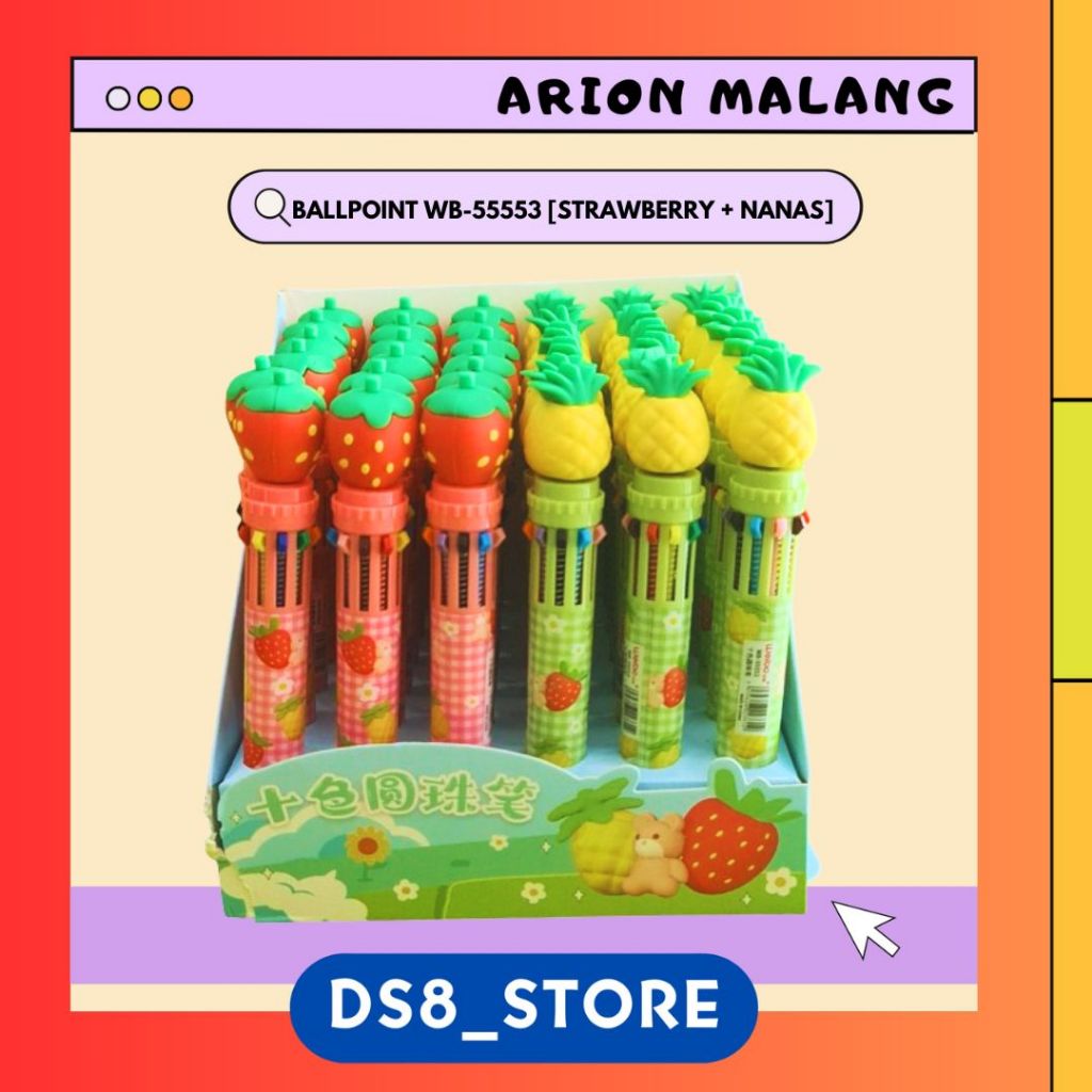 

Ballpoint Lucu 10 Warna [Fancy]
