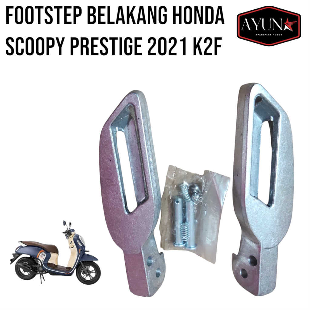 Footstep belakang honda scoopy prestige 2021-2023 step belakang scoopy k2f