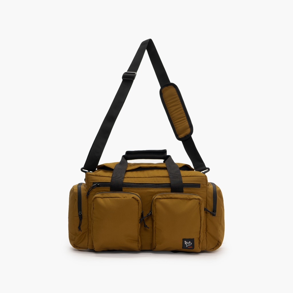 DUFFLE TRAVEL BAG TAS GYM KOPER KIXNG COKLAT