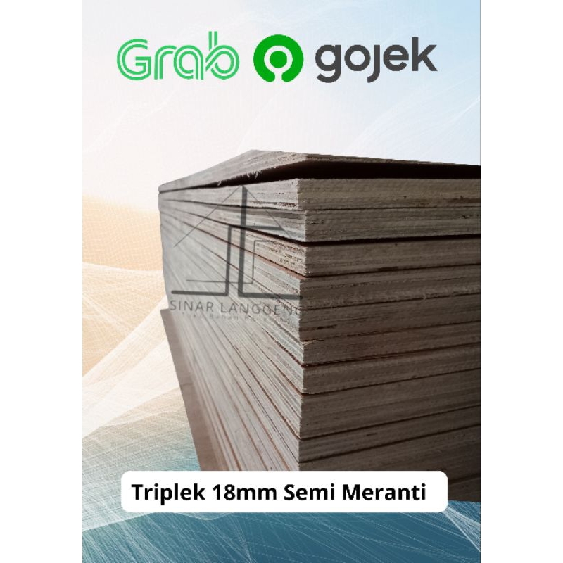 Triplek Semi Meranti Sangon Kayu Cor UK 122×244 Tebal 18mm