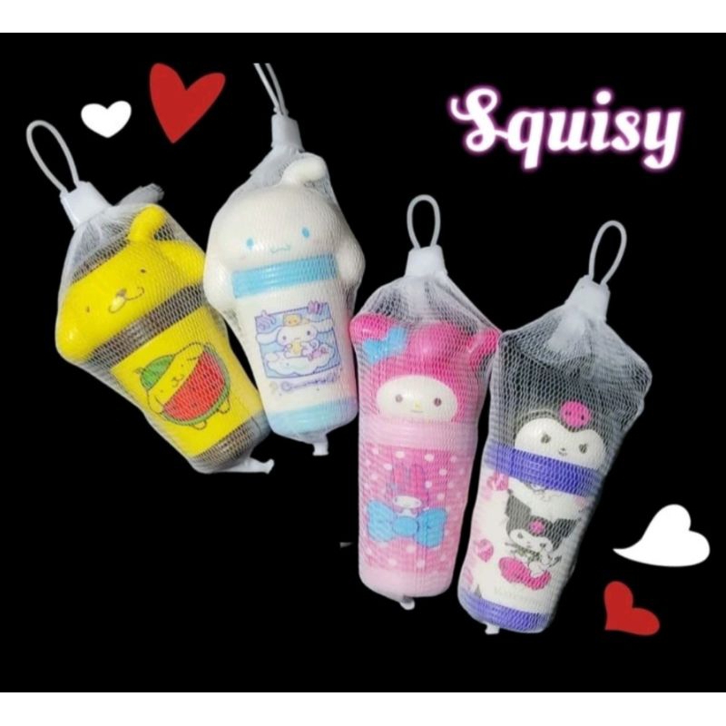 mainan squishy boba sanrio