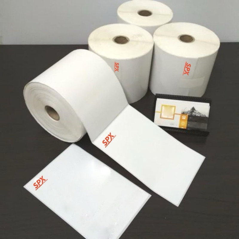 

(TERMURAH) label kertas thermal ukuruan 100x150 isi 250 logo spx