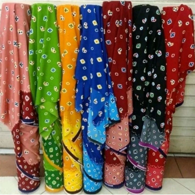 Kain batik meteran jumputan kain murah jumputan