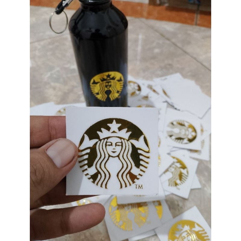 

Stiker Starbuck UV DTF stiker tumbler Botol/mug lainnya