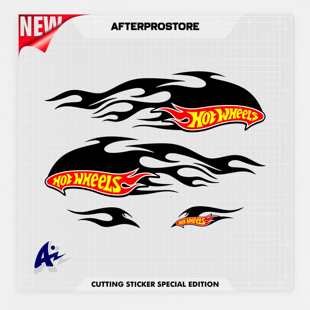 STICKER CUTTING SCOOPY PRESTIGE MOTIF HOTWHEEEELS  / STIKER CUTING / SPECIAL EDITION / STRIPPING SCO