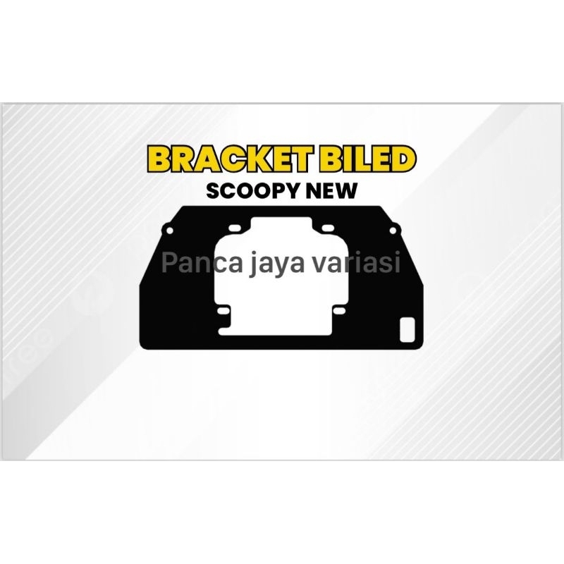 Bracket Breket Dudukan Lampu Projie Biled 2,5 inch HID Vario 160 Vario 125/150 New Vario 160 New Adv