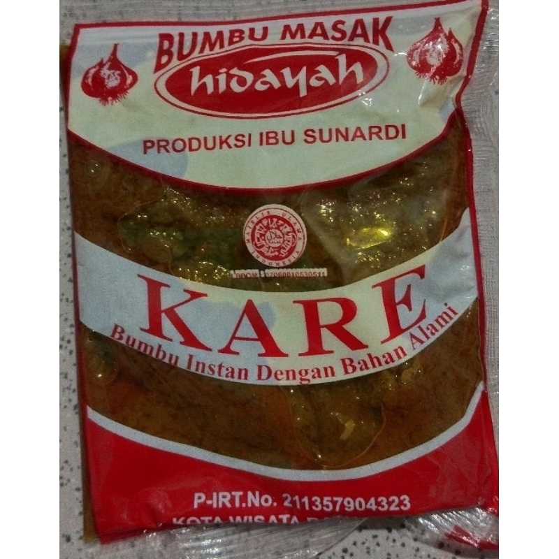 

BUMBU KARE INSTAN ENAK MURAH TANPA PENGAWET