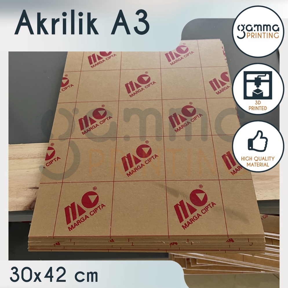 

KODE A32Z Akrilik A3 3x42cm 2mm Marga Cipta Lembaran Potongan Laser Cutting