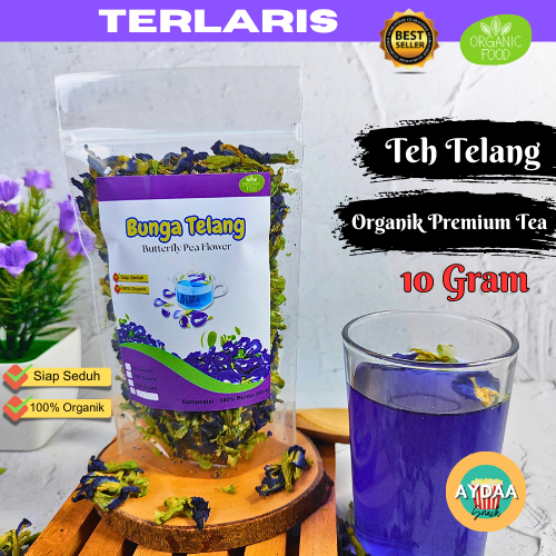 

TEH BUNGA TELANG KERING 10 GRAM ORGANIK PREMIUM HERBAL ALAMI