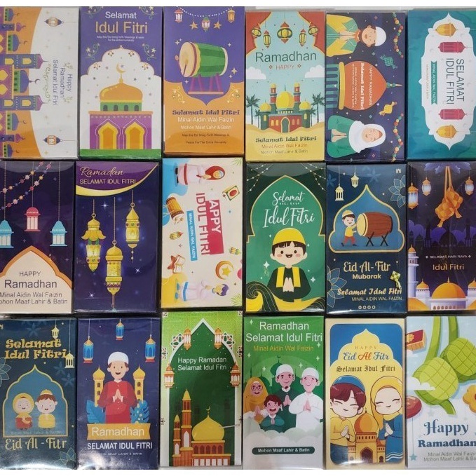 

KODE V57U Angpao Besar Idul Fitri isi 5 Box Mika Amplop Panjang Angpau Lebaran Grosir Ramadhan Ornamen Lebaran Hiasan Hari Raya Dekorasi Murah Grosir