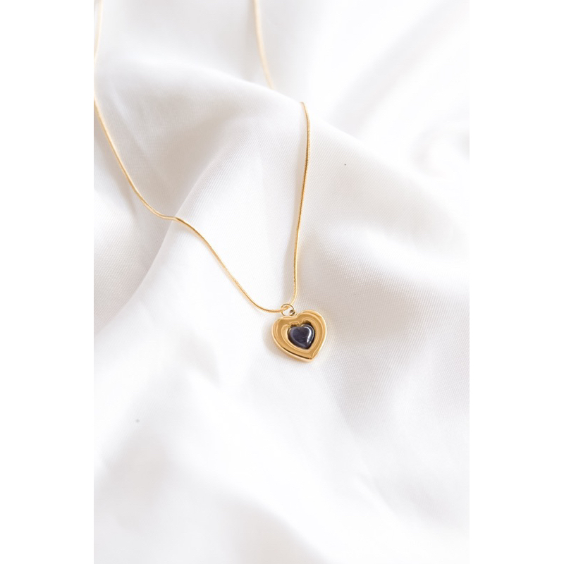 CHIWY.ID | LAYA NECKLACE | KALUNG STAINLESS STEEL | KALUNG GOLD ANTI KARAT ANTI HITAM TITANIUM ANTI 