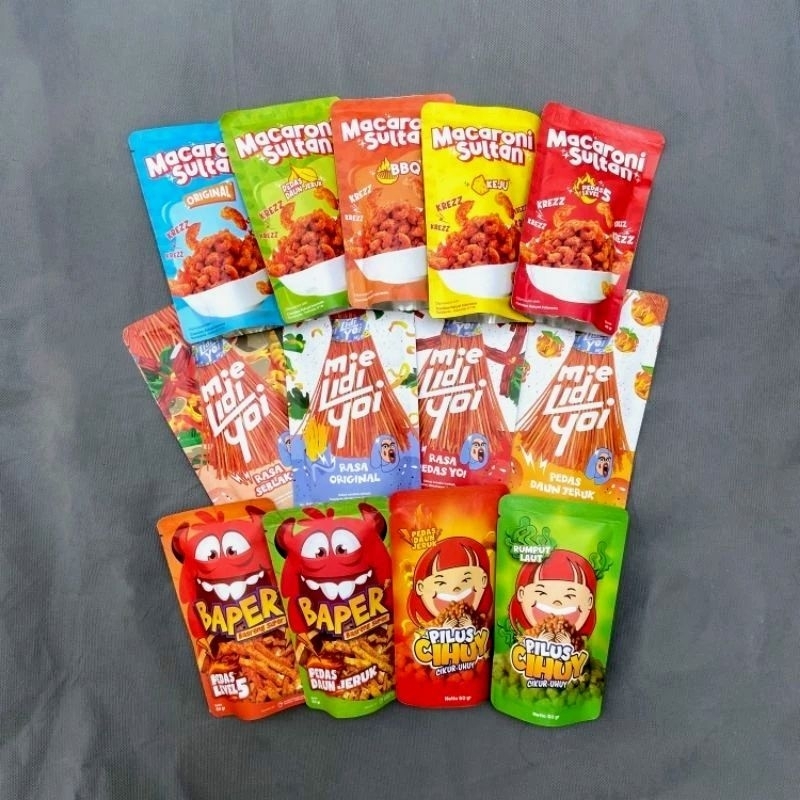 

CEMILAN CEKELIN 5PC [BISA MIX VARIAN] CEMILAN ENAK