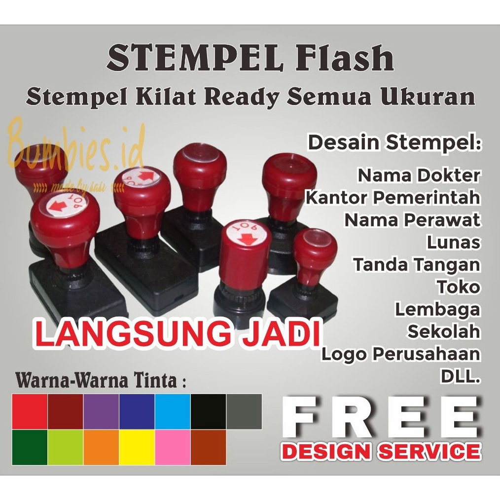 

KODE E63W Stempel Flash Otomatis FREE DESAIN Stempel PPAT Stempel KPPS Stempel Toko Stempel Perusahaan Stempel Notaris Stempel Penilaian Stempel Legalisir Stempel PT Stempel Custom Stempel CV Stempel Logo Stempel Nama Stempel