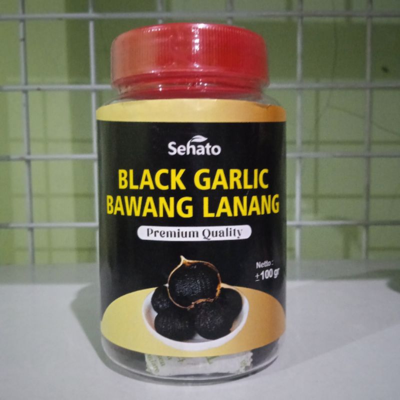 

Sehato Black Garlic Bawang Lanang Hitam Tunggal Kemasan 100gr