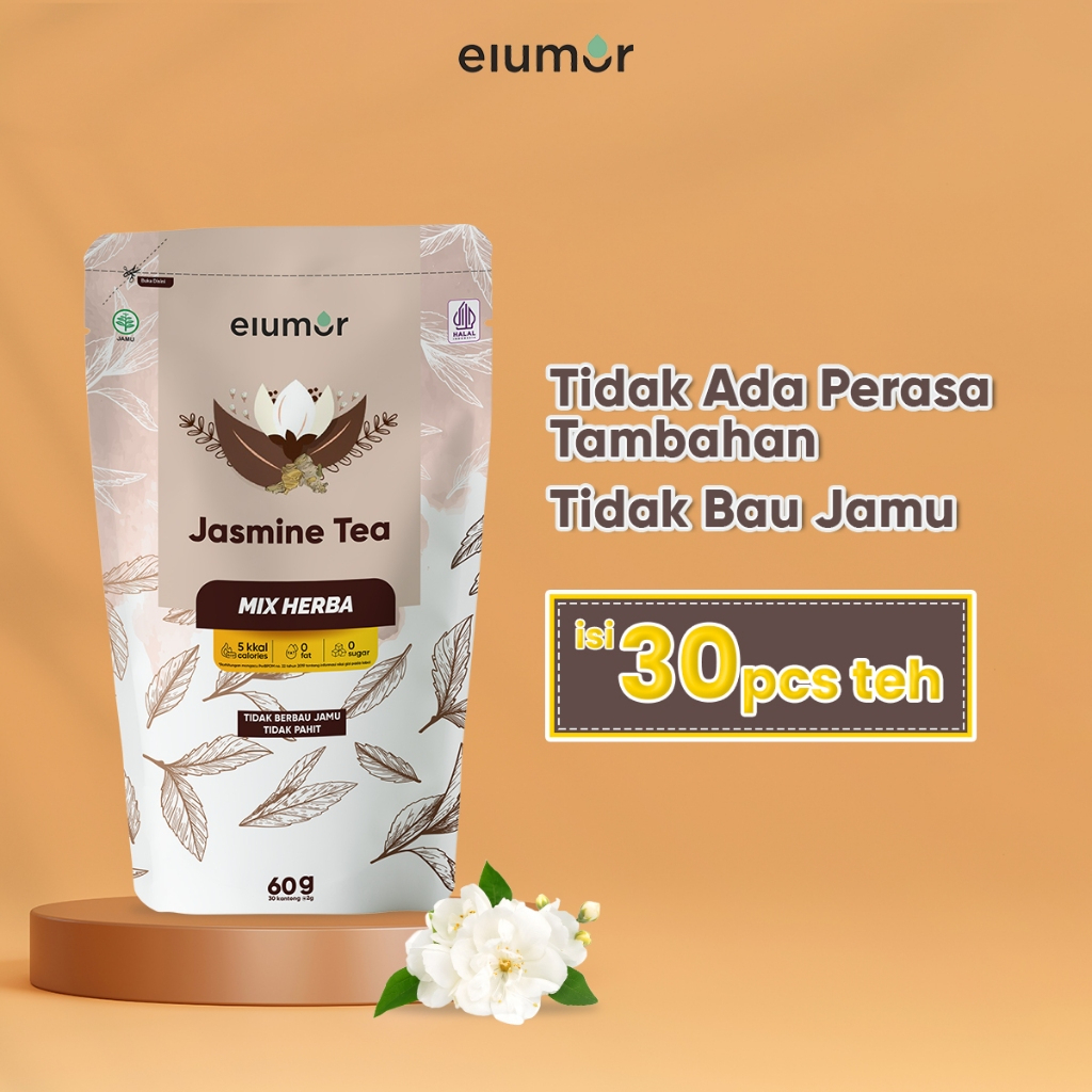 

ELUMOR Jasmine Tea - Melancarkan BAB / Detox Tea