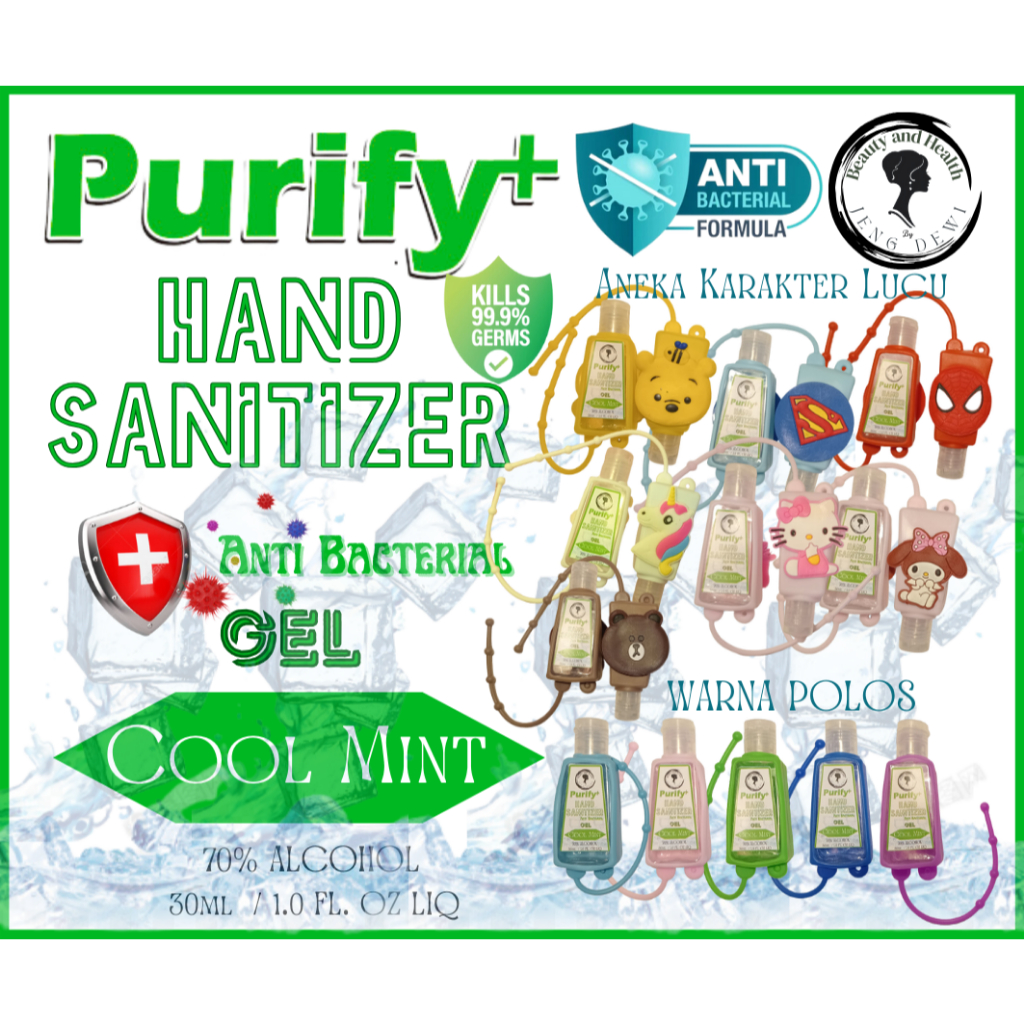 Hand Sanitizer Karakter Lucu 30ml Gel