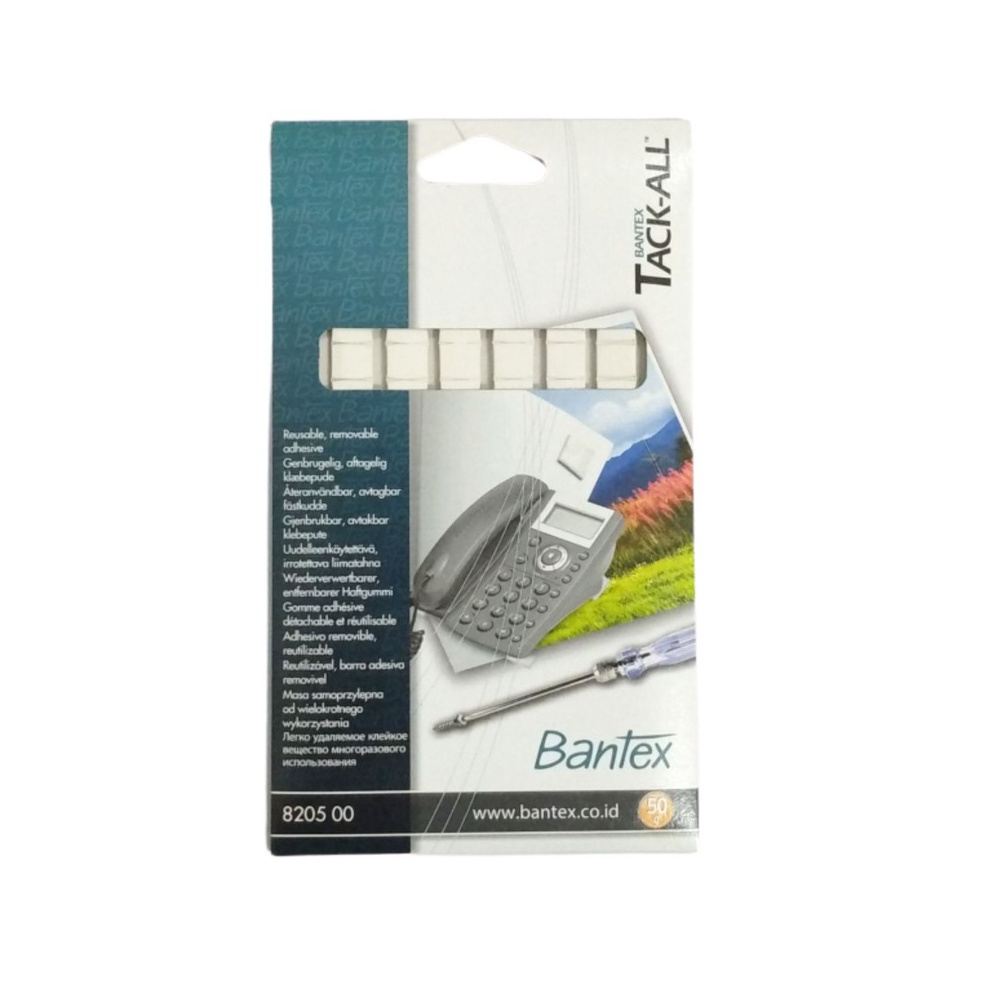 

KODE Q36N BMS Surabaya Bantex Tack All Sticky Stuff Precut 5 gr 825