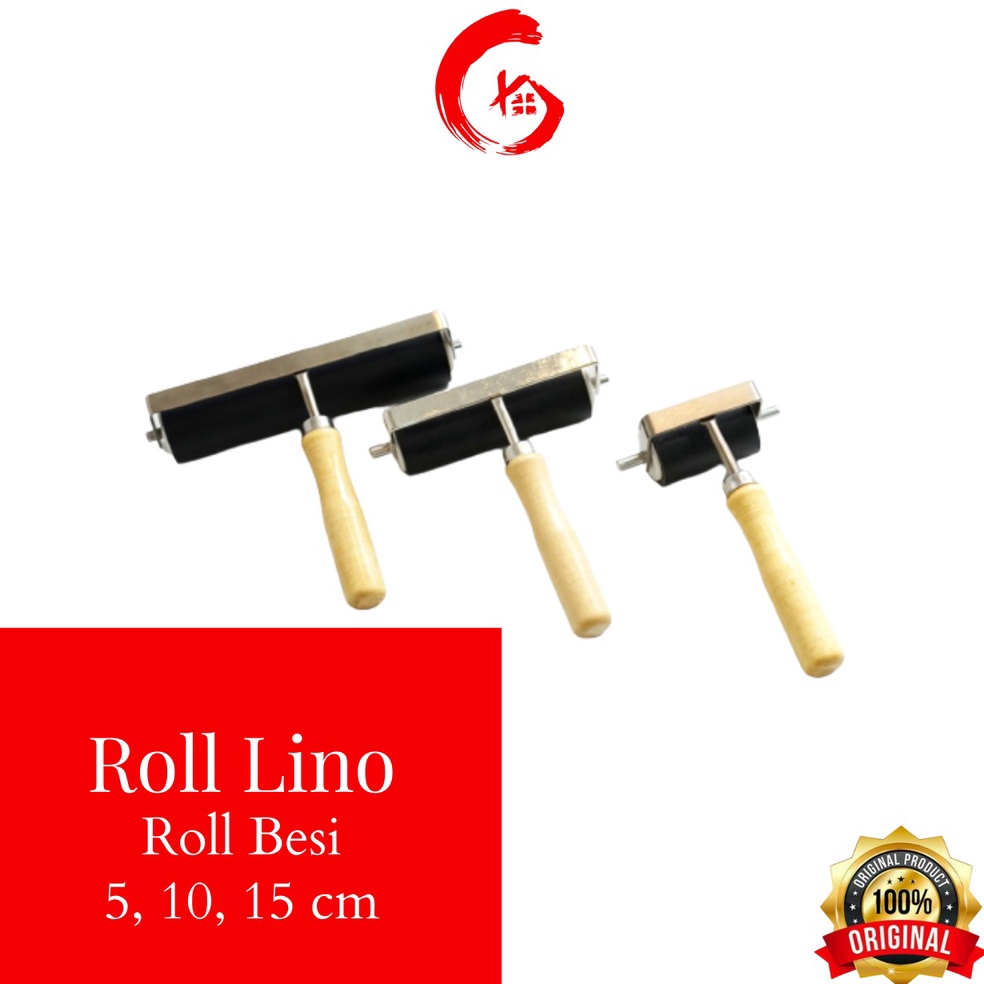 

KODE F52V Brayer for Printmaking Roll Lino Rol Besi