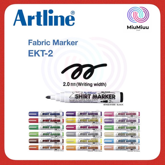 

KODE O43I SPIDOL KAOS BAJU KAIN SHIRT MARKER ARTLINE EKT2