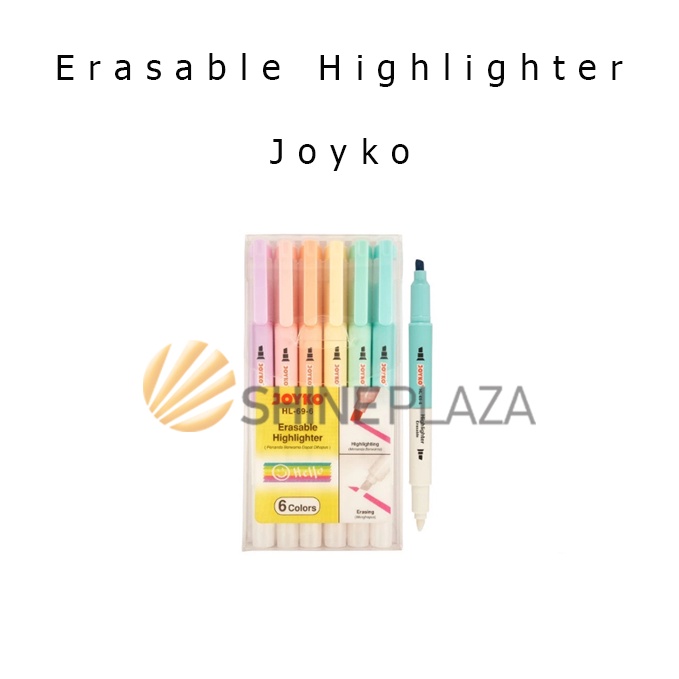 

KODE V92Q Erasable Highlighter Pastel Set Penanda Dapat Dihapus Joyko HL696