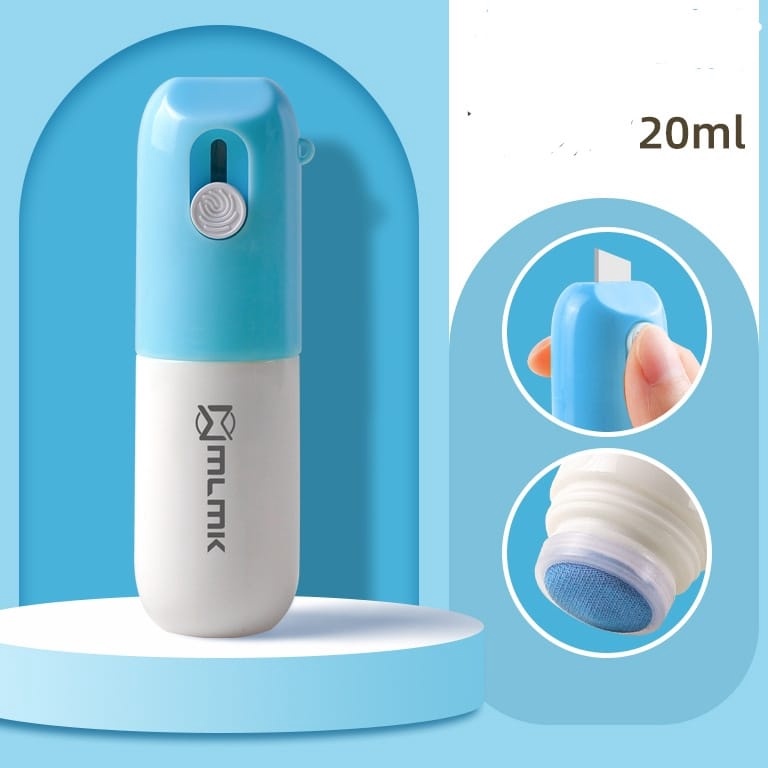 

KODE E45C MLMK Stempel Penghapus Resi 2 in 1 Cutter Pembuka Paket 2 ml