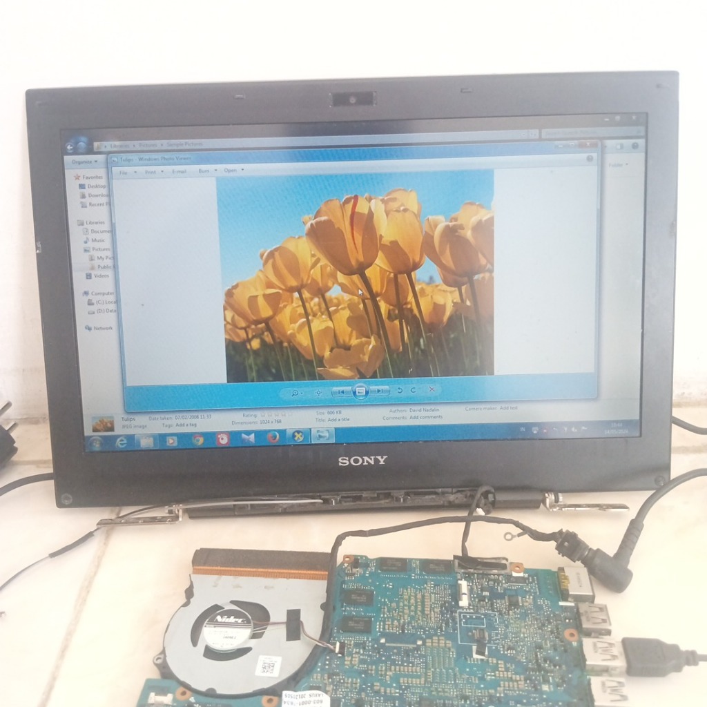 LCD Laptop Sony Vaio S Series SVS13116FGB 13.3 Inch Slim Dengan Frame Cover Atas LCD LED Sony Vaio 1