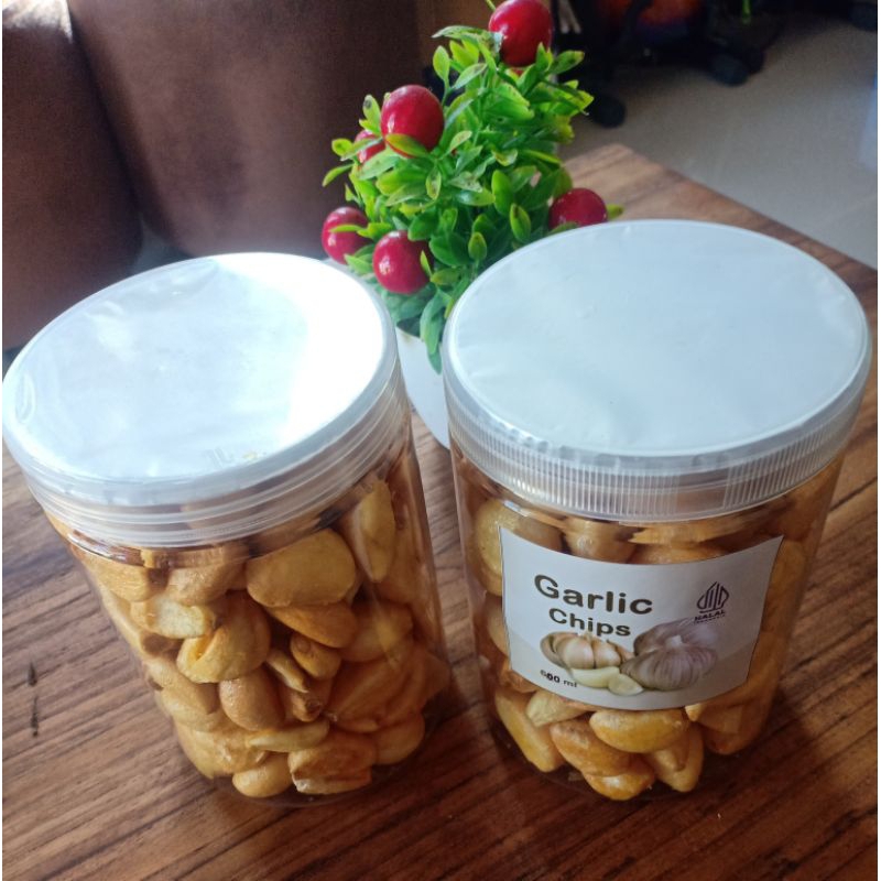 

KeripikBawangPutih/premium bawang putih/garlicchips600ML