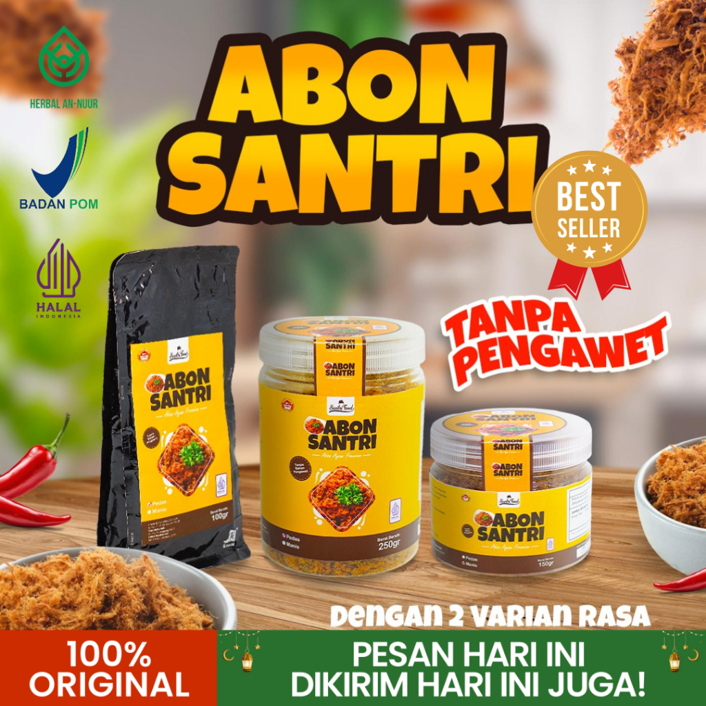 

Abon Santri - Abon Ayam Premium 200 gr