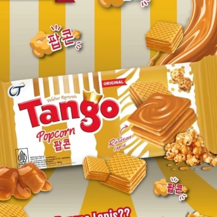 

Tango Wafer Renyah Rasa Popcorn 110gram