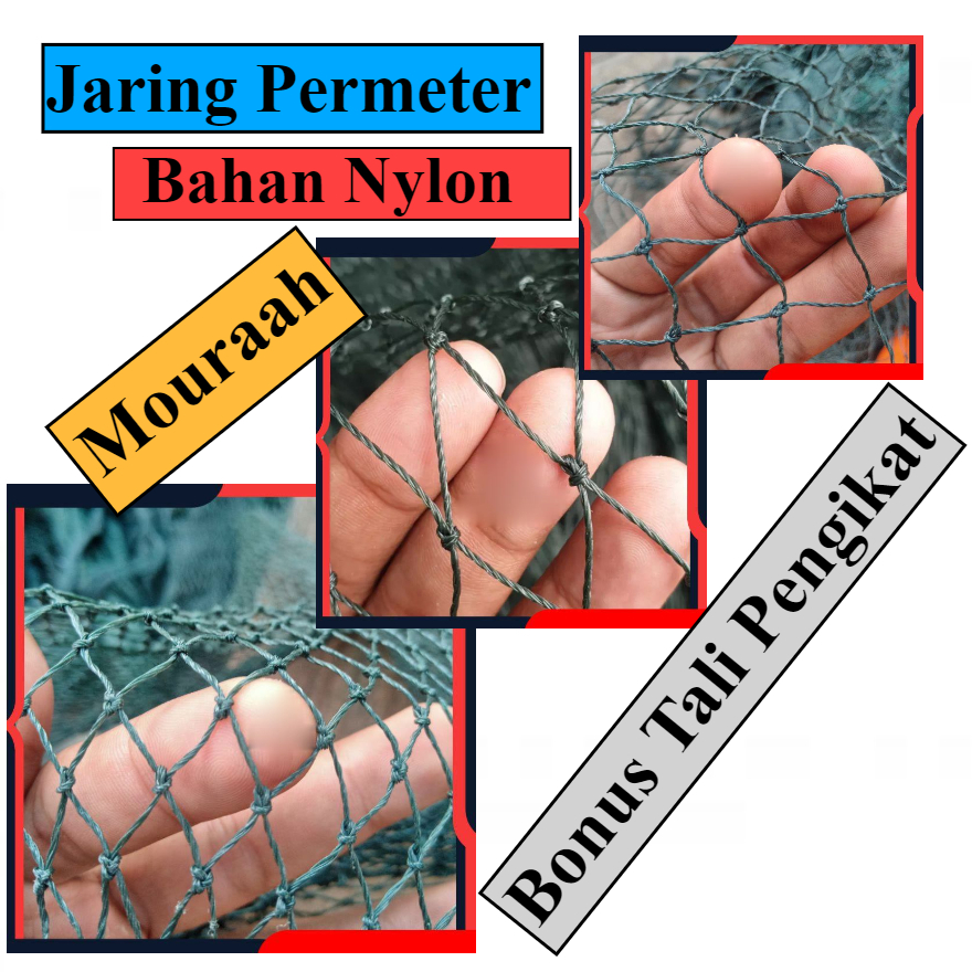 Jaring Tanaman Buah Anggur Sayuran Anti UV/Jaring Tanaman Rambat Merambat Kuat dan Tahan Cuaca / jar