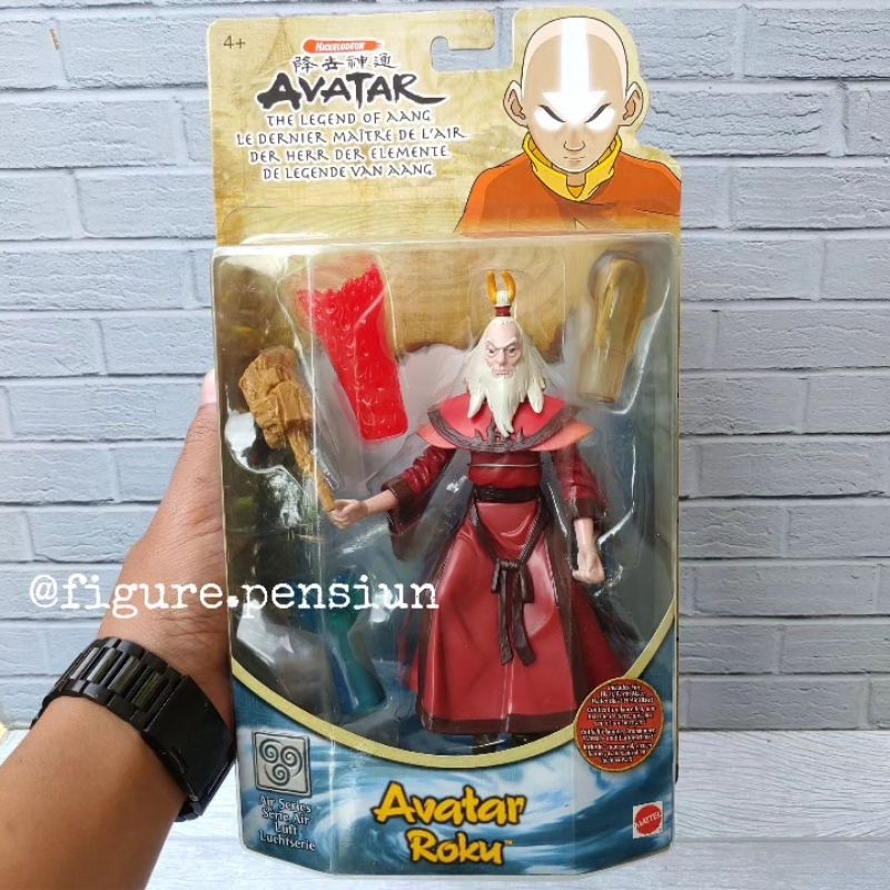 MATTEL AVATAR THE LEGEND OF AANG AVATAR ROKU ACTION FIGURE THE LAST