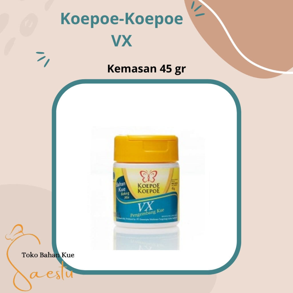 

KOEPOE KOEPOE VX PENGEMBANG ROTI 45 GR