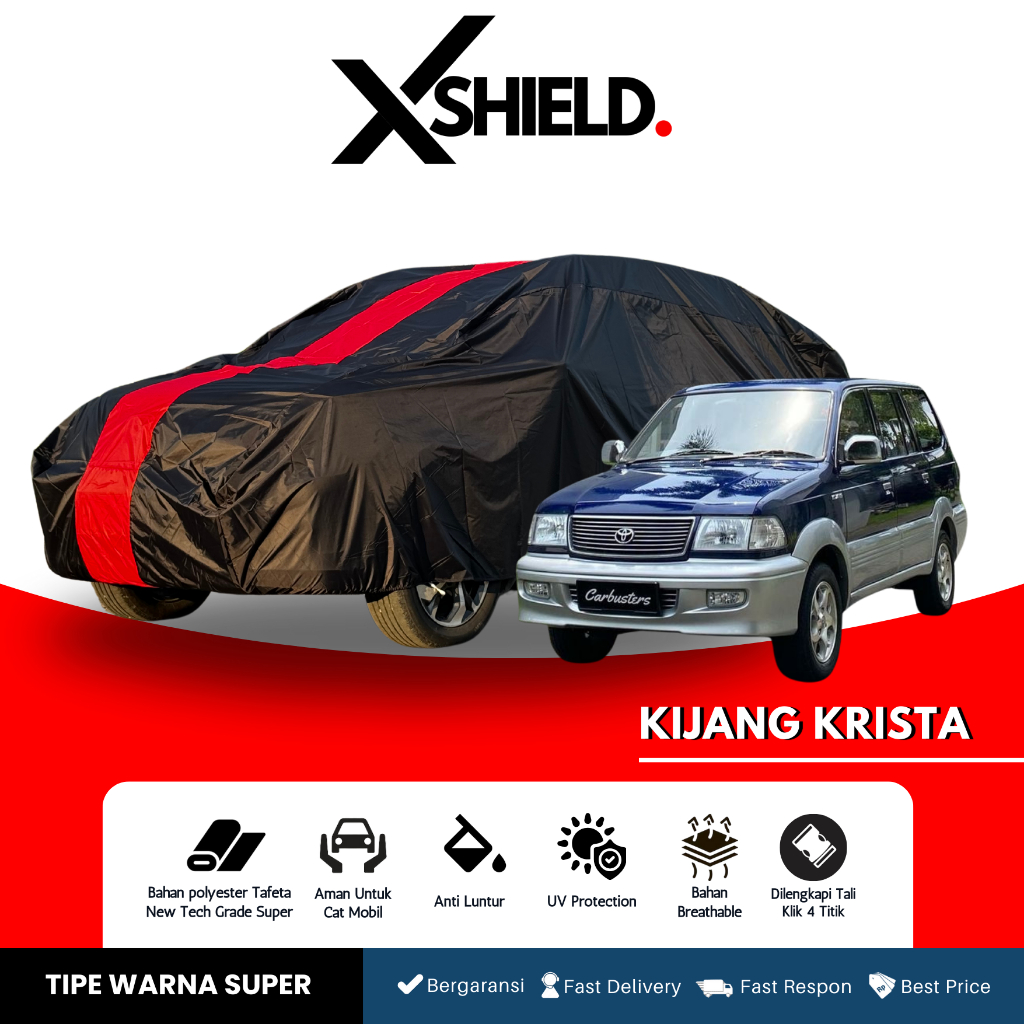 Cover Mobil KIJANG KRISTA Sarung Penutup Mobil KIJANG KRISTA Tipe Warna Super Waterproof-XSHIELD