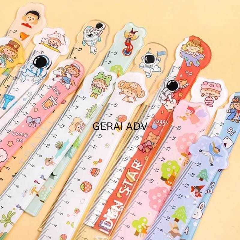 

Penggaris Karakter 15CM / Penggaris Anak Pelajar / Perlengkapan Sekolah / Penggaris Murah