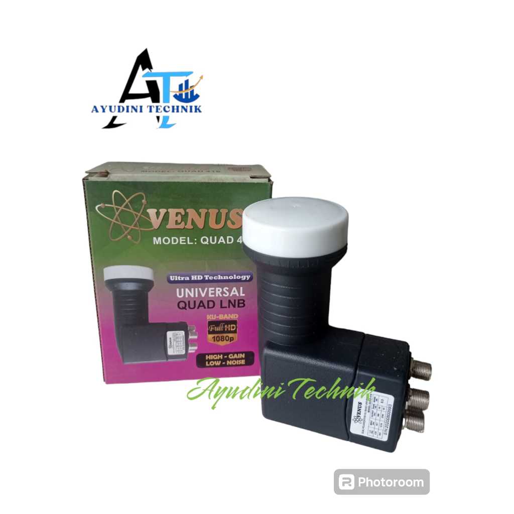 Lnb Parabola KU Band Out 4 Merk Venus