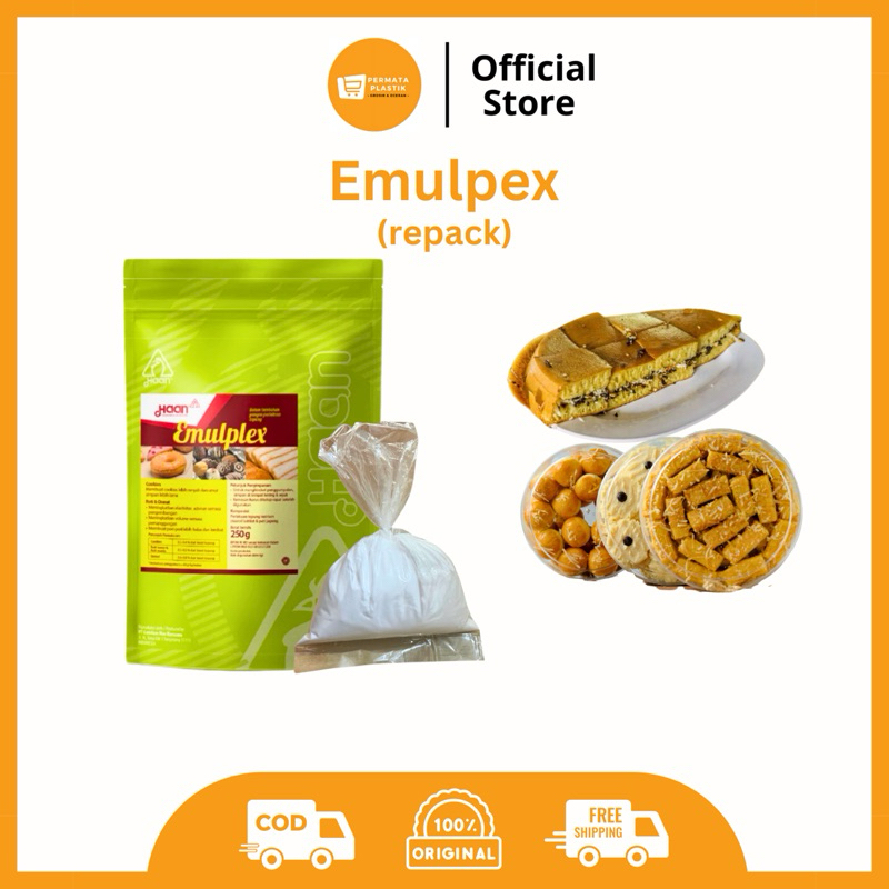 Emplex Emulplex Tepung Perenyah Dan Pelembut Kue Kering Martabak Roti Donat 100 gr