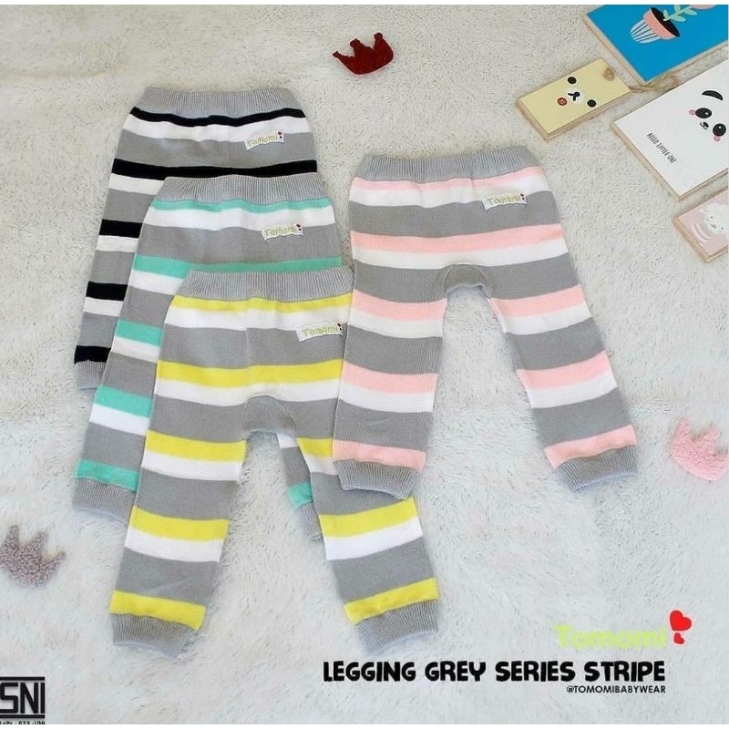 Tomomi Legging Bayi Motif Buka Kaki Random | Legging bayi
