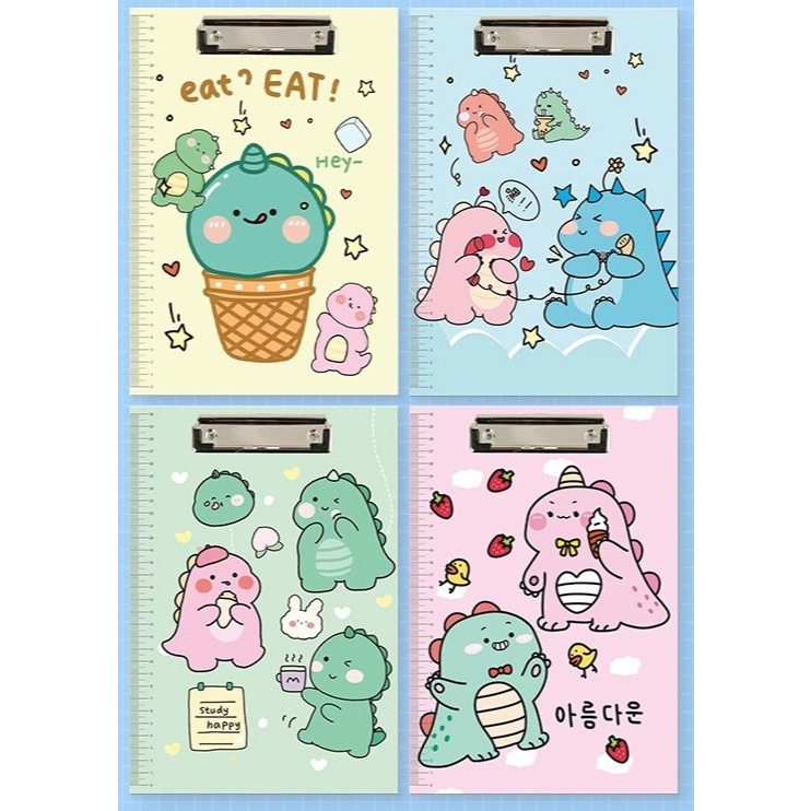 

Clipboard Papan Ujian Papan Jalan Klip A4 Alat Tulis Stationery GN-ST0506 Dino