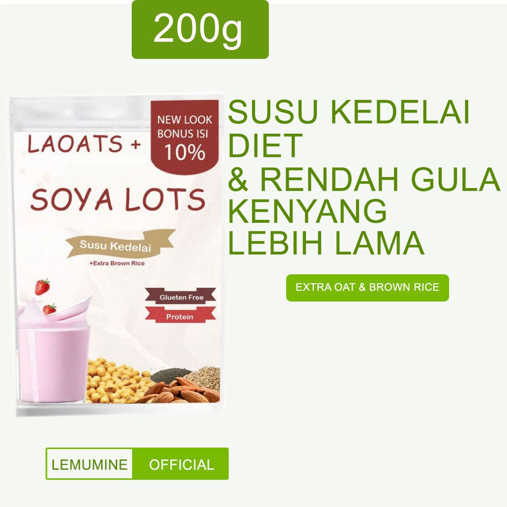 

Susu Kedelai Bubuk Protein Oat Milk Soya Milk Susu Low Fat Rendah Lemak Untuk Diet Laoats