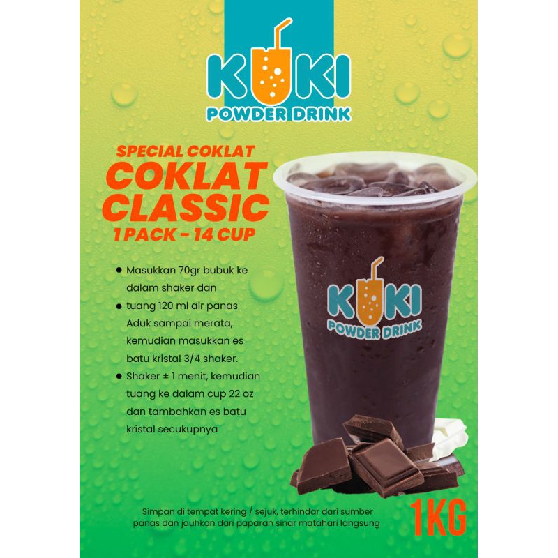 

COKLAT CLASSIC 1000gr BUBUK MINUMAN PREMIUM