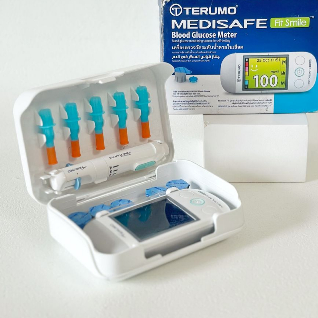 Terumo MEDISAFE Fit Smile Blood Glucose Meter | Alat Cek Gula Darah