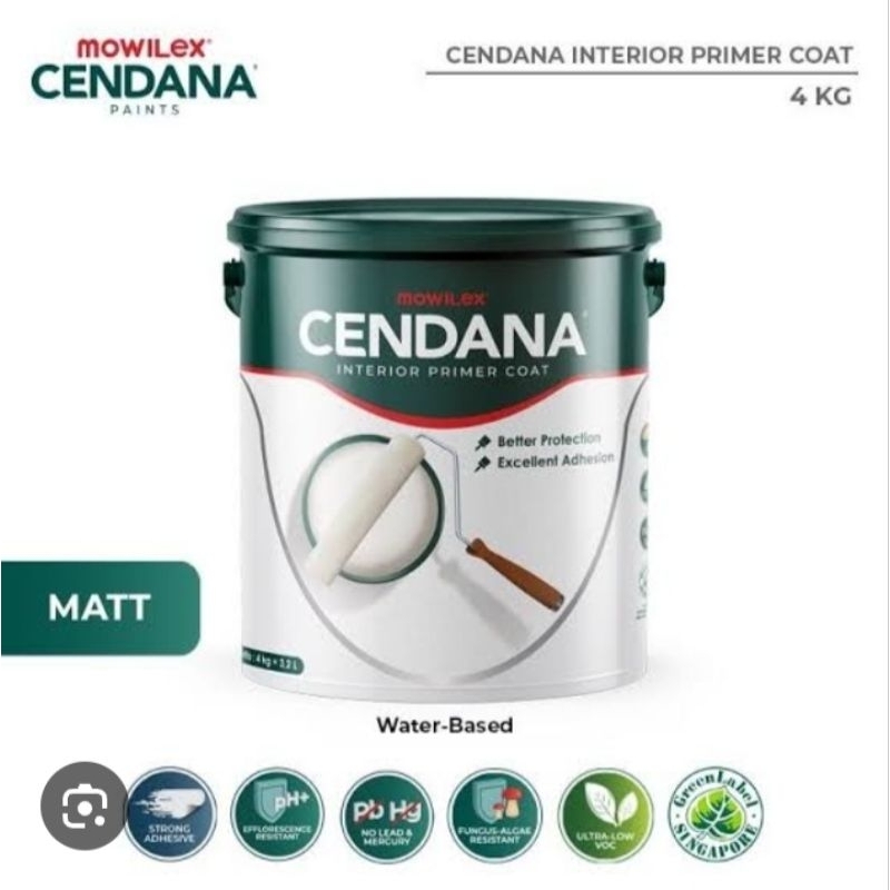 Cat Dasar Mowilex Cendana Prime Coat Interior 20Kg *Gosend*