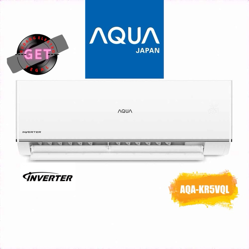 AC INVERTER AQUA JAPAN 1/2PK AQA-KR5VQCL [SELF CLEAN] (KOTA TEGAL)