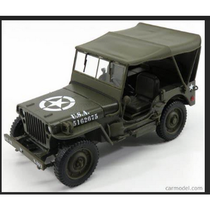 Die Cast Mobil Jeep Willys MB 1941 Original Welly Skala 1:18