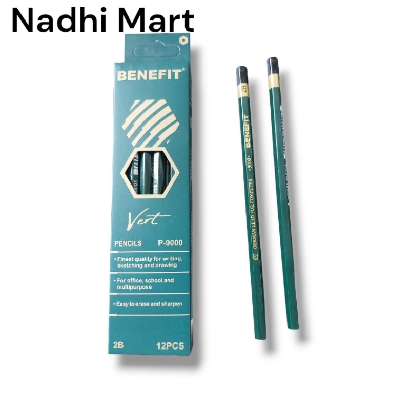 

PENSIL 2B PENSIL BENEFIT 2B P-9000 HIJAU